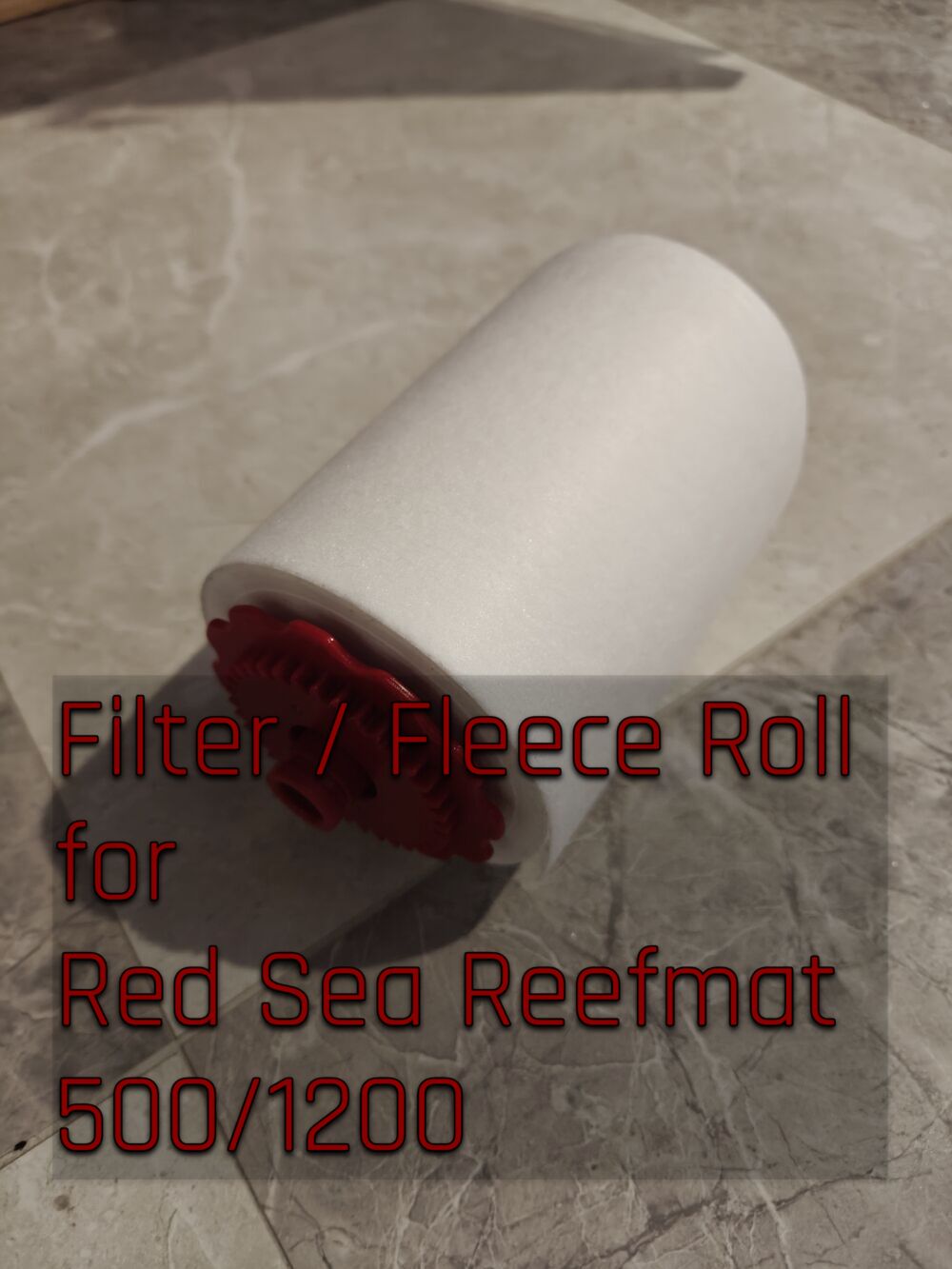 Premium fleece roll compatible with Red Sea ReefMat 1200 and 500, designed for superior aquarium filtration and crystal-clear water quality