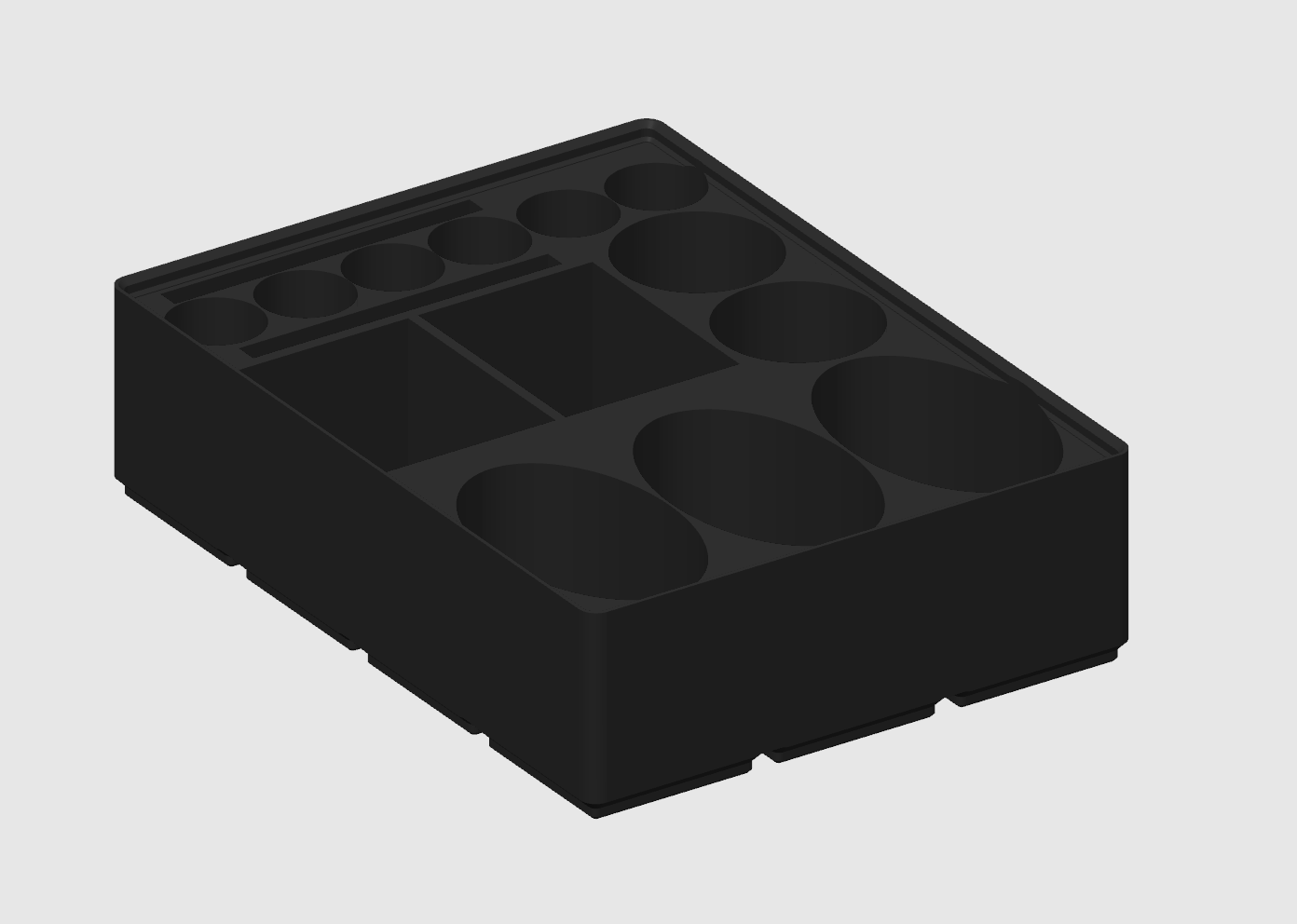 Image of the Hanna Checker & Reagent Organiser - Ultimate Testing Kit Holder. A sleek, durable organizer for reef enthusiasts, designed to hold up to three Hanna Checkers, reagents, and manuals. Perfect for maintaining a tidy and efficient workspace