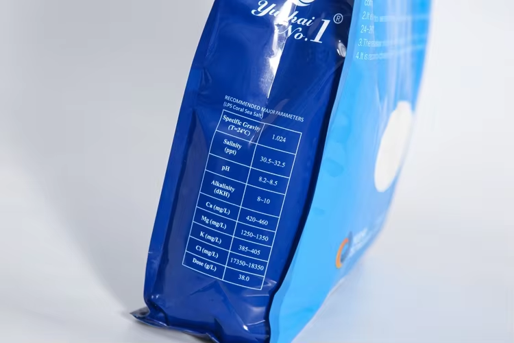 Yuehai No.1 LPS Coral Reef Sea Salt 20kg – High-quality reef salt designed for vibrant LPS coral growth and optimal aquarium health.