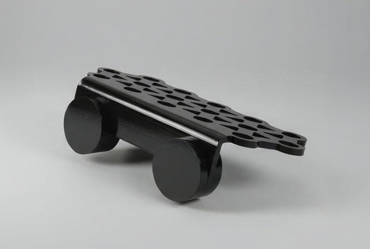 “16 hole magnetic coral frag rack mounted in reef aquarium, fits up to 20mm glass”