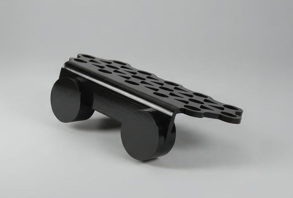 “16 hole magnetic coral frag rack mounted in reef aquarium, fits up to 20mm glass”