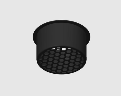 4-inch replacement filter sock PETG filter floss cup compatible with Waterbox aquarium filtration system.