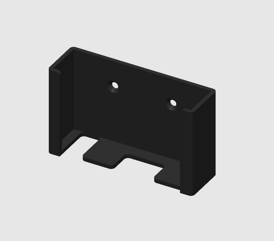 3D printed mounting bracket for Tunze 5017 controller – custom holder designed for secure attachment to aquarium stands or cabinets.