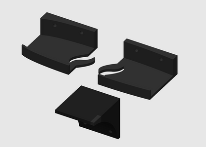 Neptune Trident water analyzer mounted on a black wall bracket, ideal for organized aquarium setups