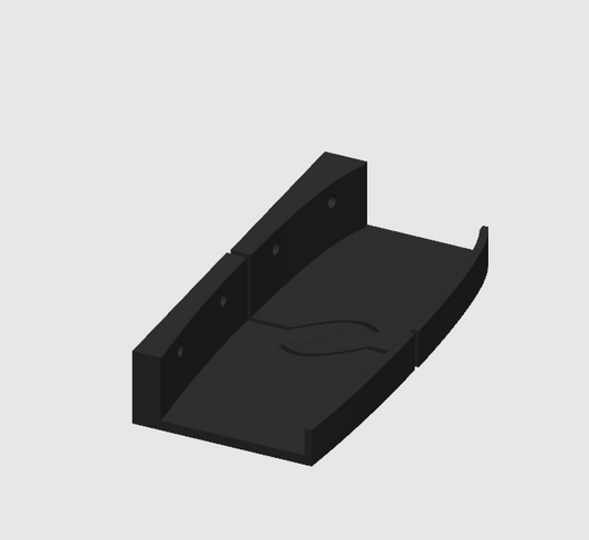 Neptune Trident water analyzer mounted on a black wall bracket, ideal for organized aquarium setups