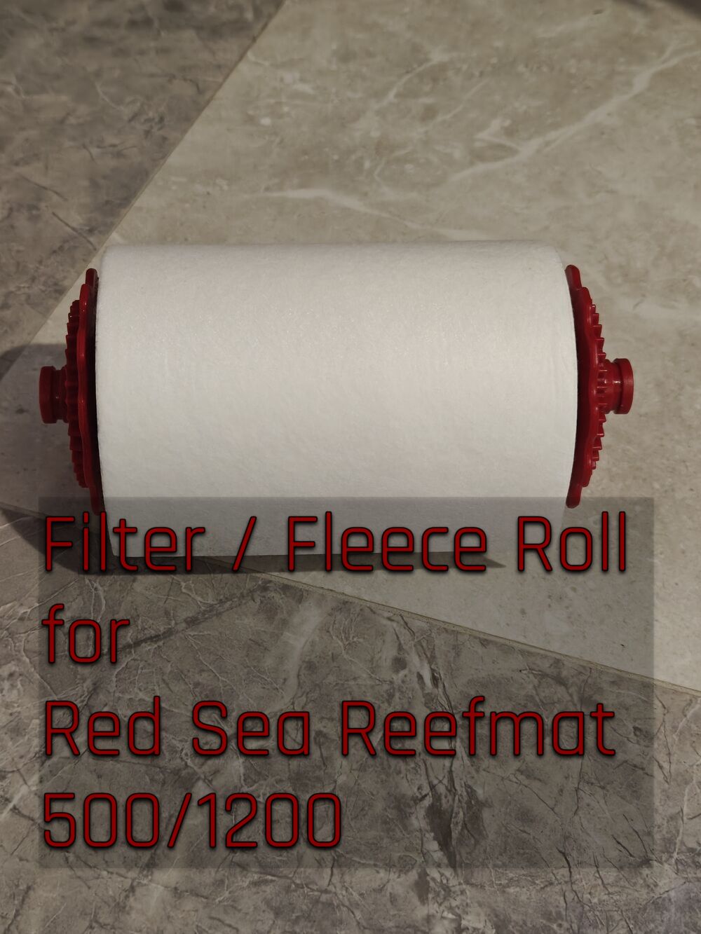 Premium fleece roll compatible with Red Sea ReefMat 1200 and 500, designed for superior aquarium filtration and crystal-clear water quality