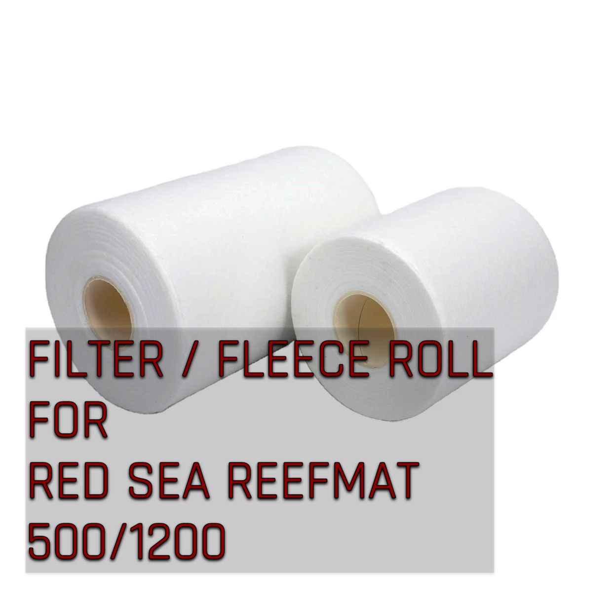Premium fleece roll compatible with Red Sea ReefMat 1200 and 500, designed for superior aquarium filtration and crystal-clear water quality