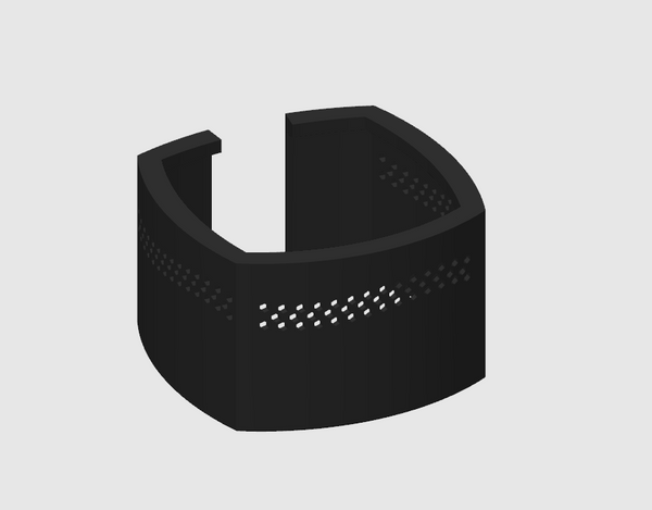 Reef aquarium light shade for AI Prime HD and 16HD models, made from custom PETG material for improved light diffusion.