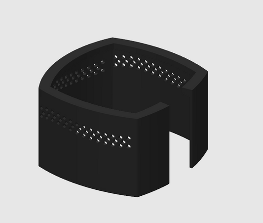 Reef aquarium light shade for AI Prime HD and 16HD models, made from custom PETG material for improved light diffusion.