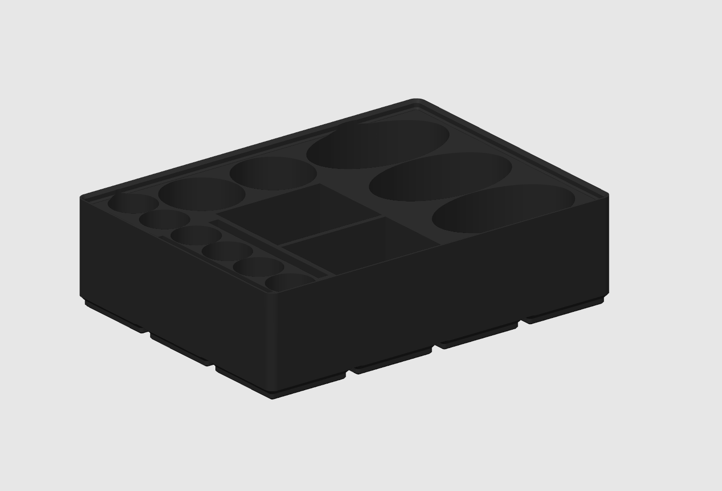 Image of the Hanna Checker & Reagent Organiser - Ultimate Testing Kit Holder. A sleek, durable organizer for reef enthusiasts, designed to hold up to three Hanna Checkers, reagents, and manuals. Perfect for maintaining a tidy and efficient workspace