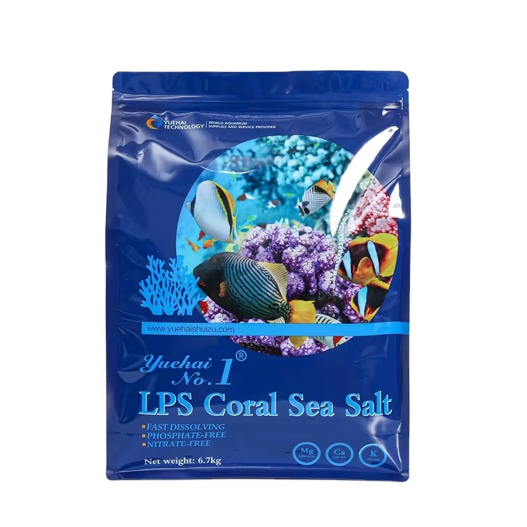 Yuehai No.1 LPS Coral Reef Sea Salt 20kg – High-quality reef salt designed for vibrant LPS coral growth and optimal aquarium health.